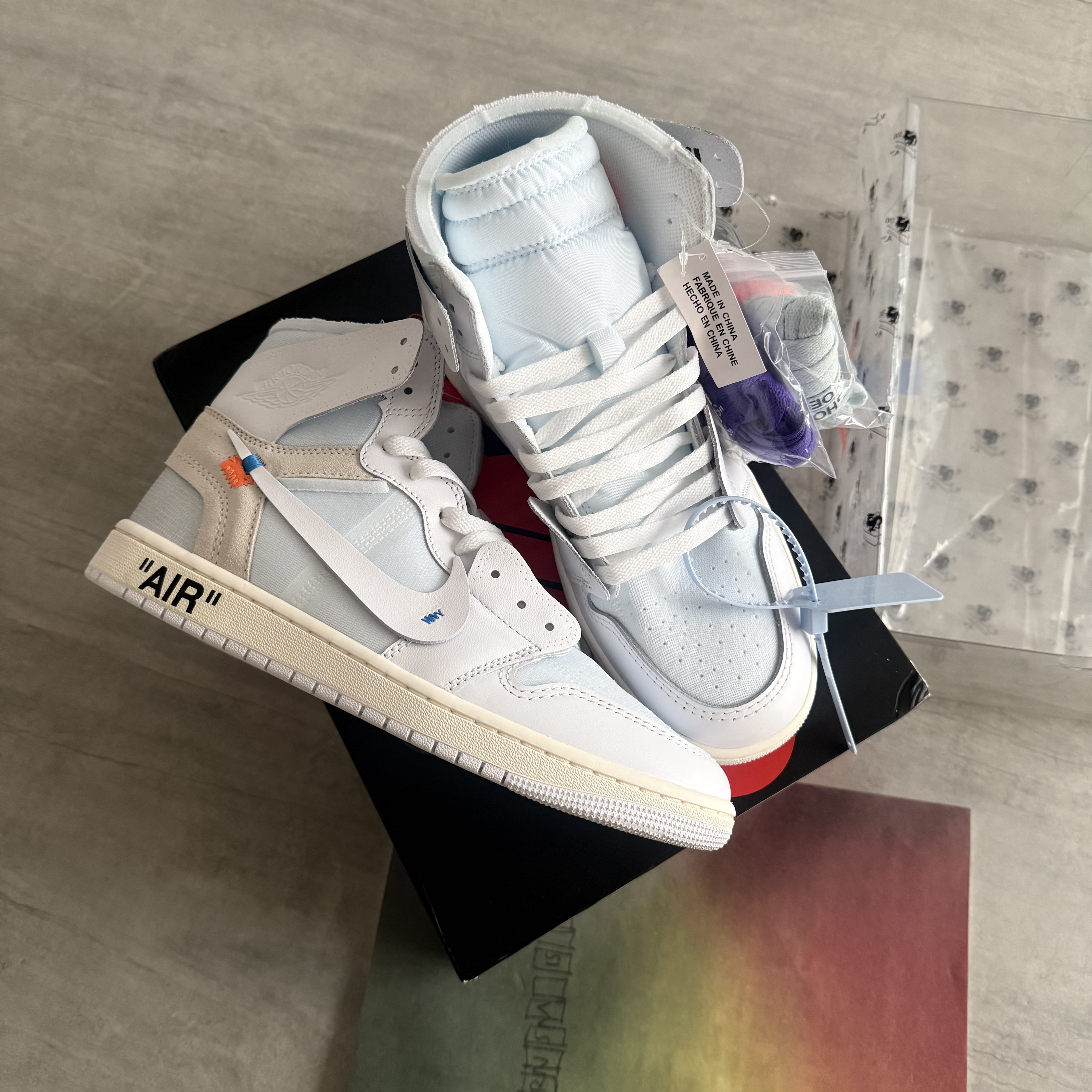 Jordan 1 Retro High Virgil Abloh Alaska