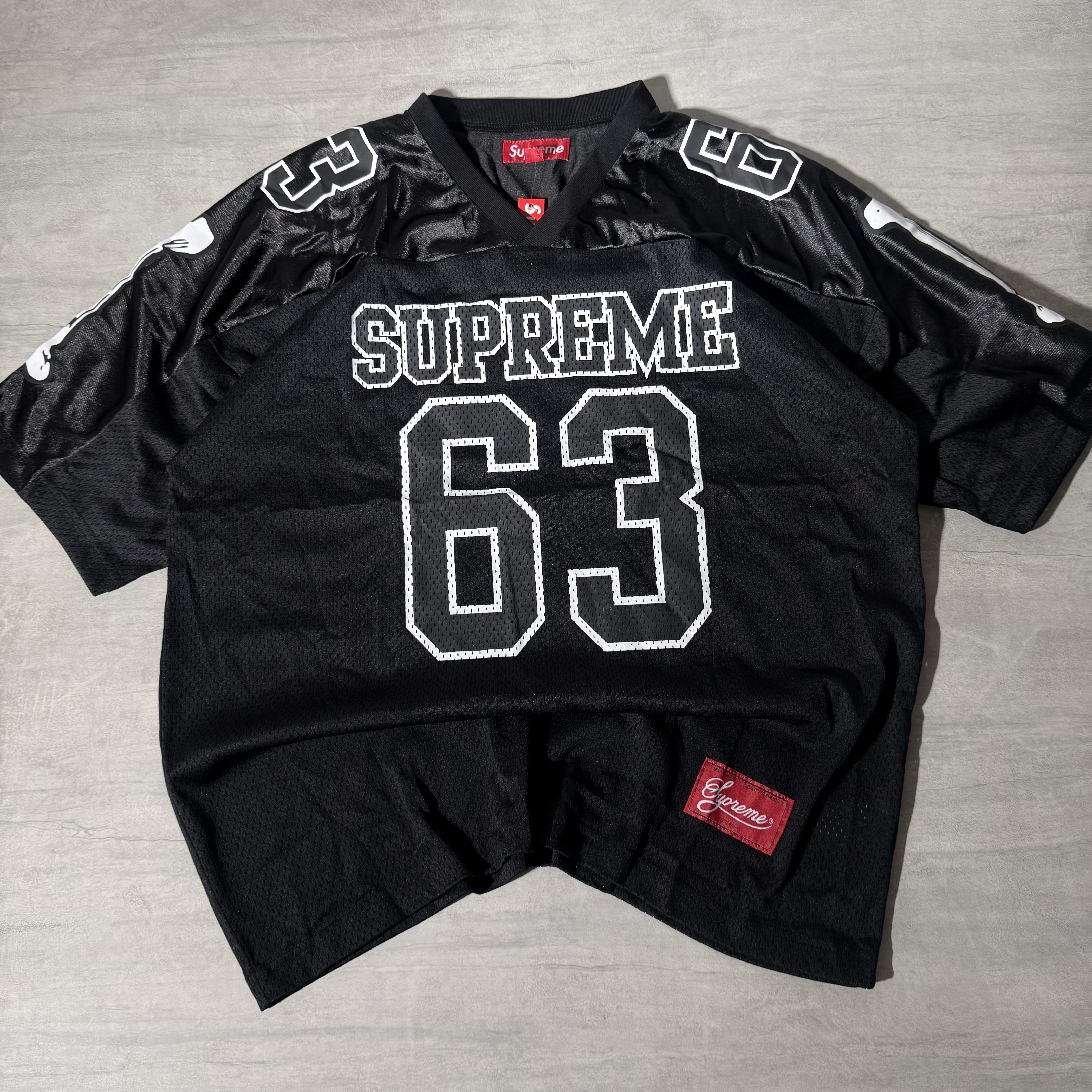 Supreme Bones Football Black Jersey