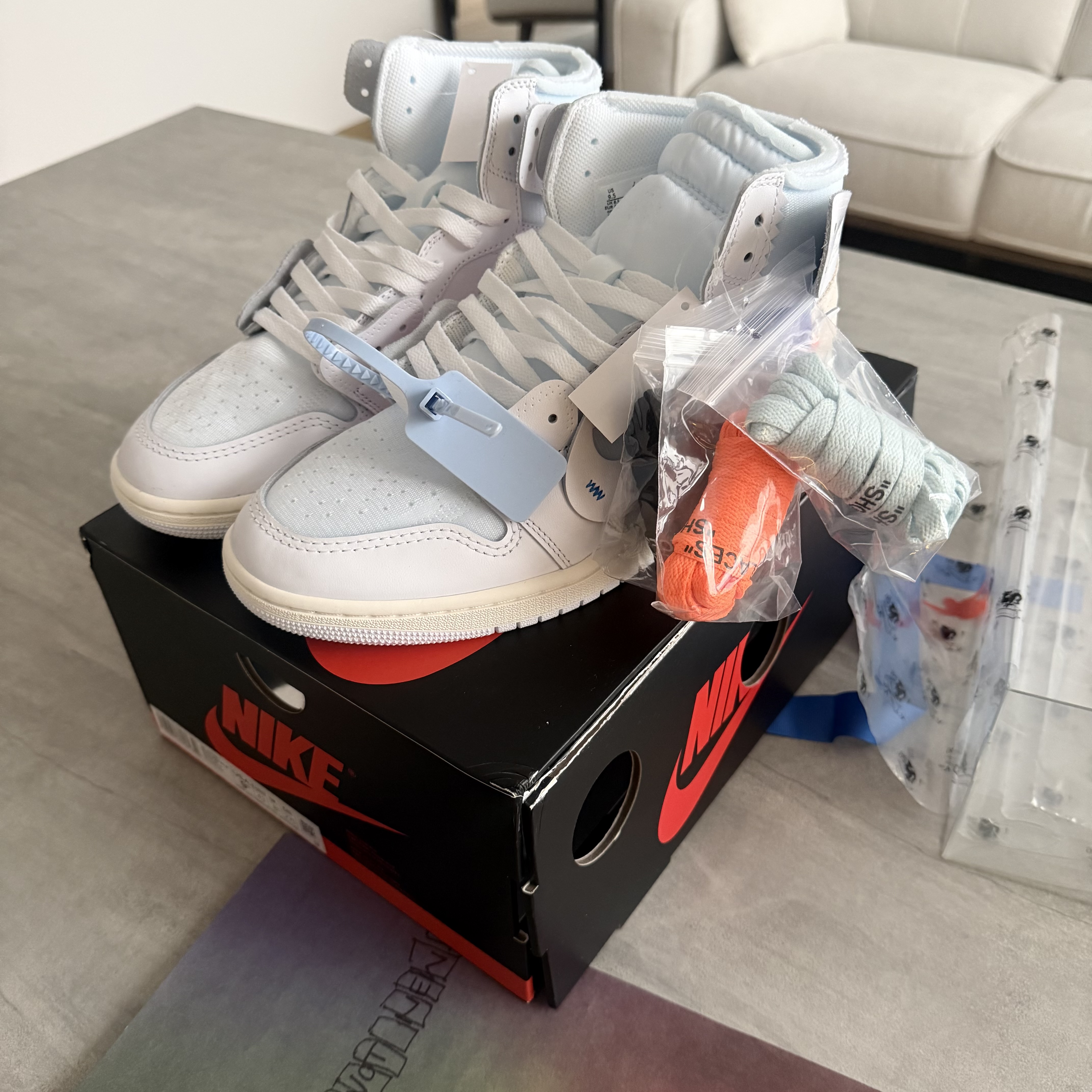Imagen 3 de Jordan 1 Retro High Virgil Abloh Alaska