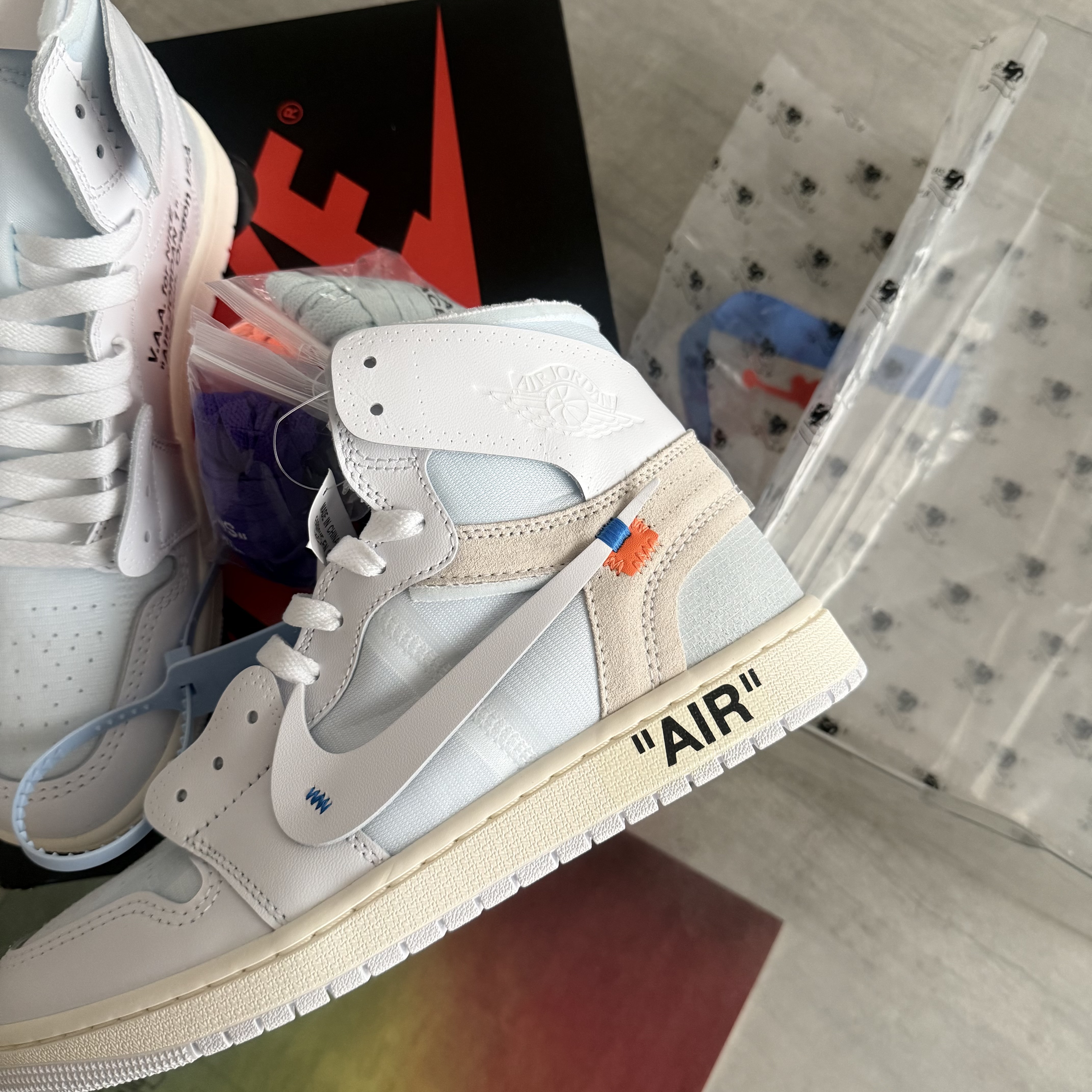 Imagen 4 de Jordan 1 Retro High Virgil Abloh Alaska